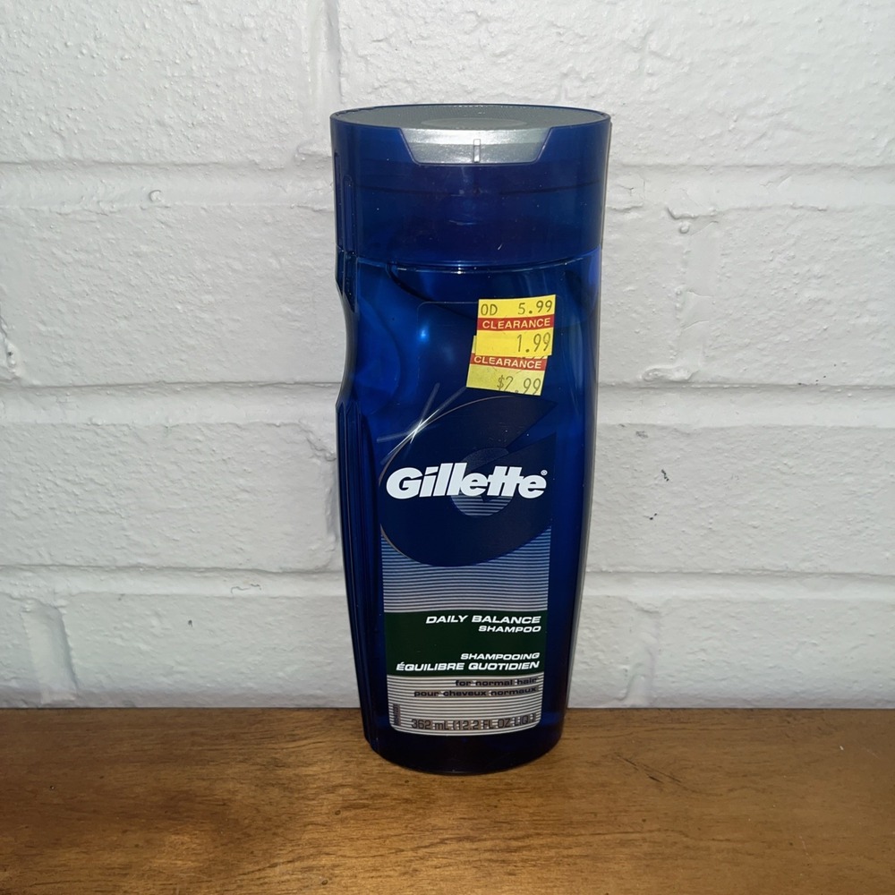 Gillette Daily Balance Shampoo For Normal Hair 12.2 Oz HTF Discontinued